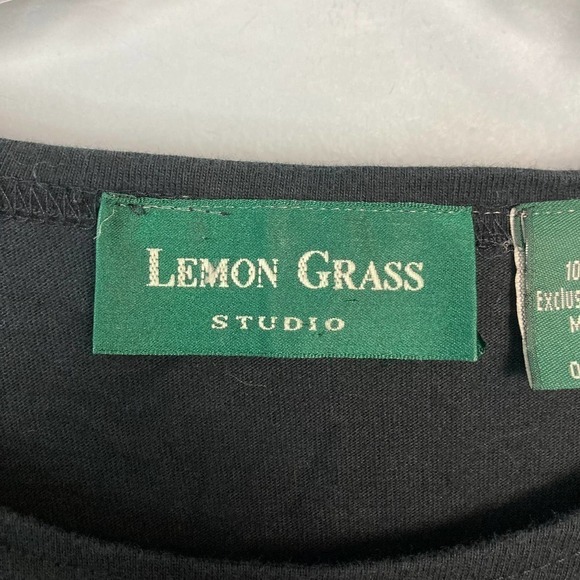 𝅺lemon Grass Studio Christmas Holiday Kitty Cat Long Sleeve T-Shirt Black Size S - Picture 6 of 12